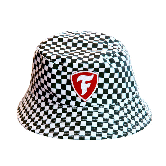 Victory Bucket Hat in Black Check