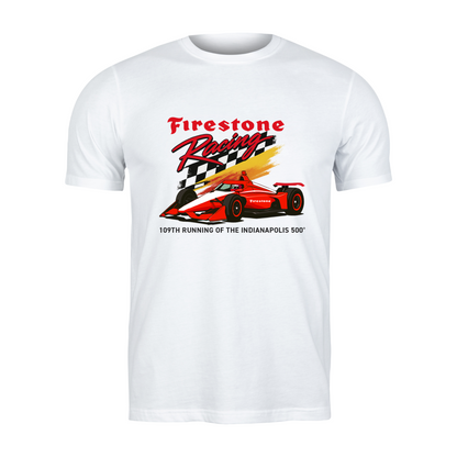 Throwback Racing Tee in White